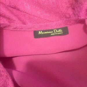Massimo Dutti fuchsia dress